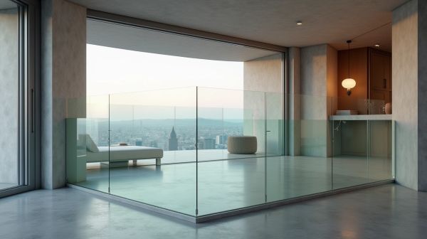 Avoid conventional barriers: choose modern glass balustrade systems