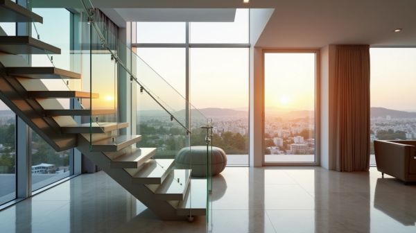Avoid conventional barriers: choose modern glass balustrade systems