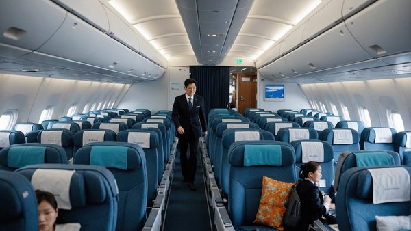 Travel in comfort with Korean Air A380 in business class